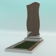 Памятник из высокопрочного бетона №7 1000-400-50