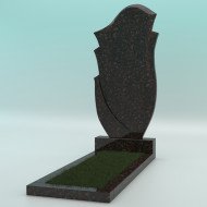 Памятник из гранита фигурный коричневый FZ-47 1000-500-50