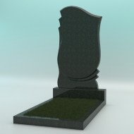 Памятник из гранита фигурный зелёный FZ-80 1100-600-70