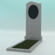 Памятник из гранита фигурный светло-серий G-603 JD-1 1000-450-50